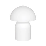 Lampada Da Tavolo Moderna Hera Acciaio Bianco 2 Luci G9 Ip20