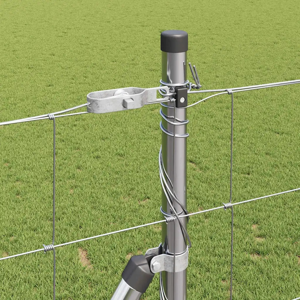 Palo della recinzione Zincato 25 x 1,4 m Acciaio