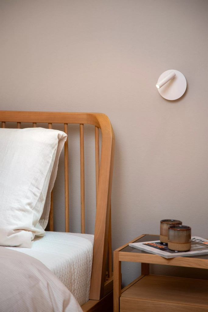 Lucide Jolijn applique lettura bianca LED 2W USB ricaricabile