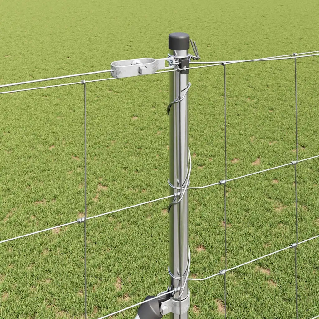 Palo della recinzione Zincato 25 x 1,5 m Acciaio