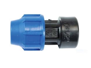 RACCORDO A COMPRESSIONE FEMMINA PN16- - ø mm.20x F 3/4 - 20 pezzi