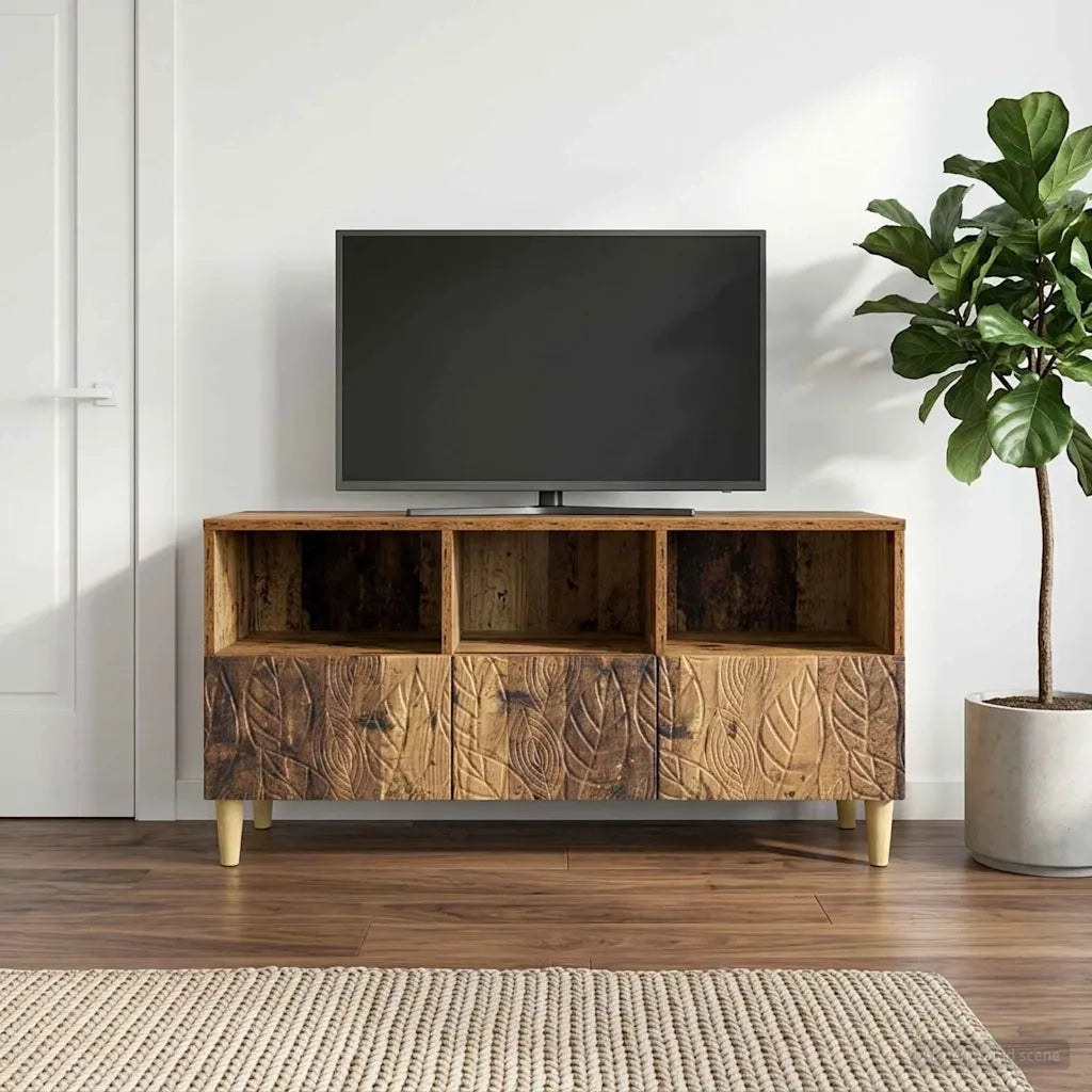 Mobile TV 102 x 34,5 x 50 cm Legno antico Legno ingegnerizzato 895143