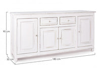 Credenza Colette 4 Ante-2 Cassetti in Legno