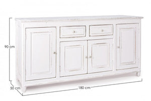 Credenza Colette 4 Ante-2 Cassetti in Legno
