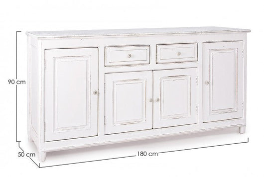 Credenza Colette 4 Ante-2 Cassetti in Legno