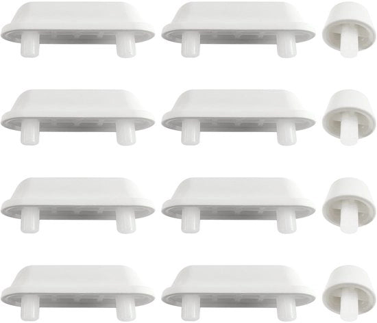 Pads per WC - Pads per toilet - Detersori suoni - Assorbonci shock - 12 pezzi - Bianco