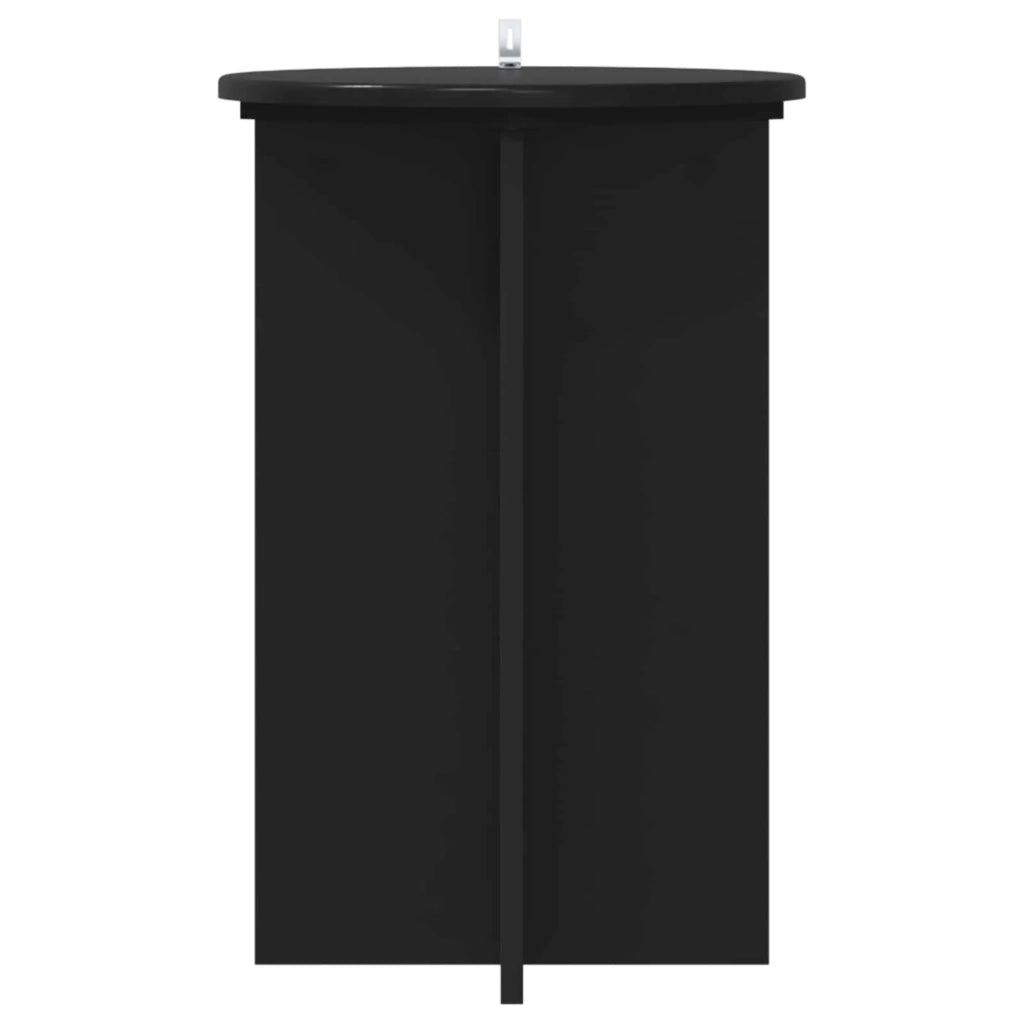 Supporto per piante 2 pcs Nero Ø40 x 60 cm Legno ingegnerizzato 899709