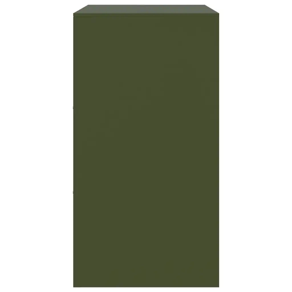 Credenza | Madia | Buffet da pranzo | Armadio da pranzo Verde Oliva 67x39x73 cm in Acciaio