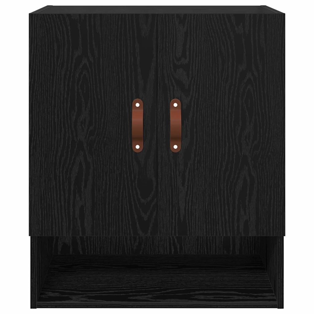 Armadietto a muro Rovere nero 60 x 31 x 70 cm Legno multistrato