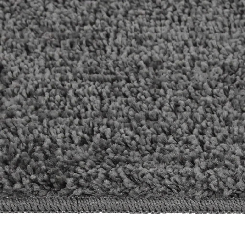 Tappeto Shaggy Grigio Scuro 120x170 cm Antiscivolo cod mxl 72224