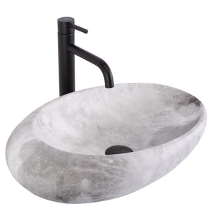 Lavabo Da Appoggio Rea Roxy C Stone L. Grey