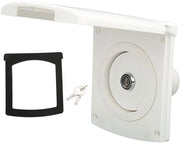 Ingresso Acqua Vulhatch - Ingresso Acqua con Chiusura a Chiave con 2 Chiavi - IP44 Impermeabile all'Acqua - Cappuccio in Gomma - Materiale ASA Duraturo