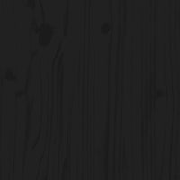 Giroletto Nero in Legno Massello 140x190 cm 3104657