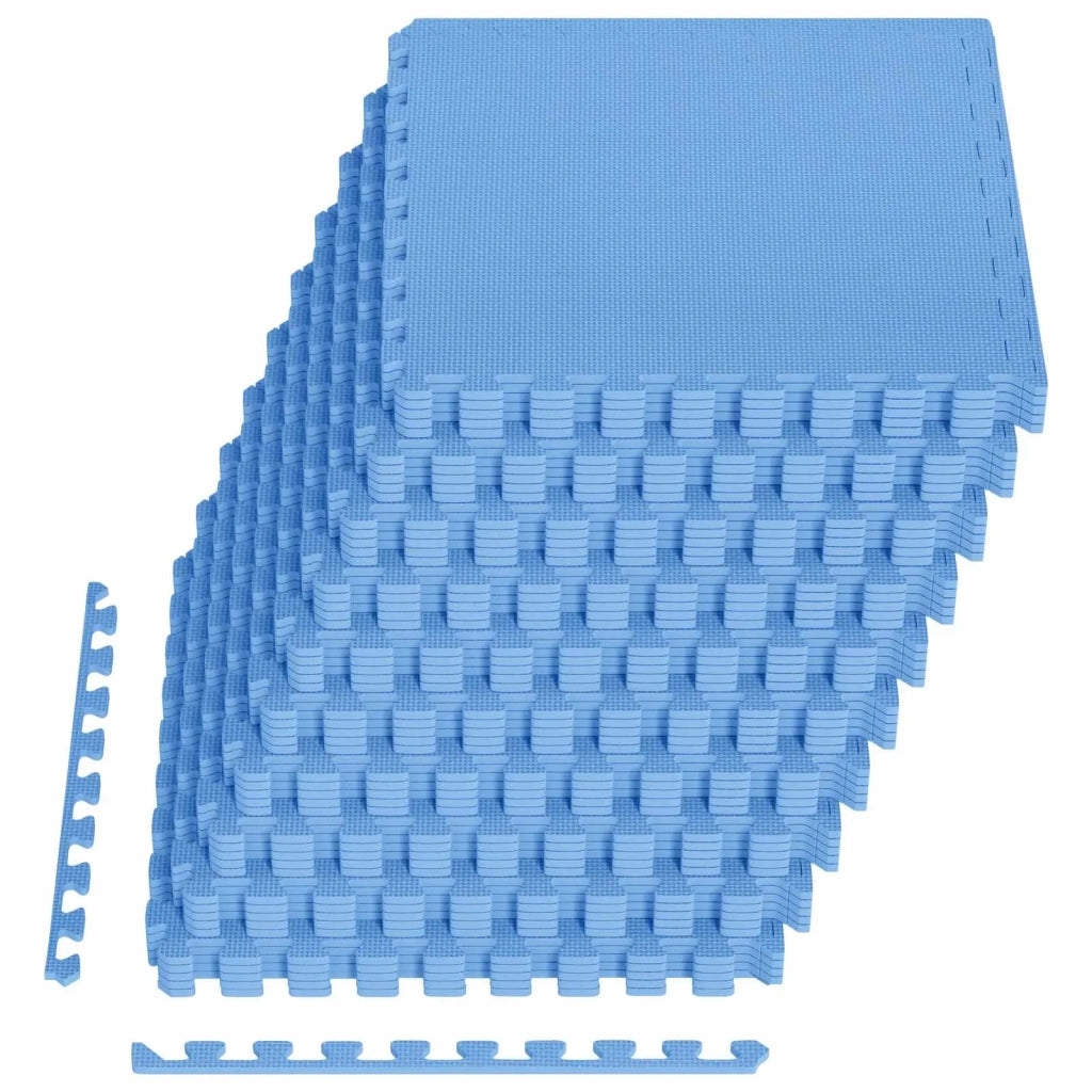 Tappetino per piscina 50 pcs Blu 18 m² Schiuma EVA 3433286