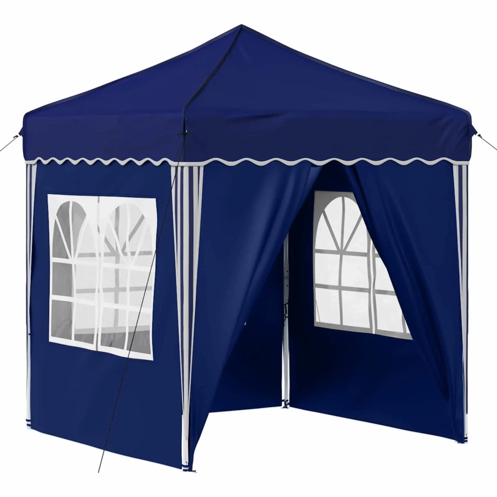 Tenda per feste a pop-up 195 x 195 x 245 cm Blu Tessuto Oxford