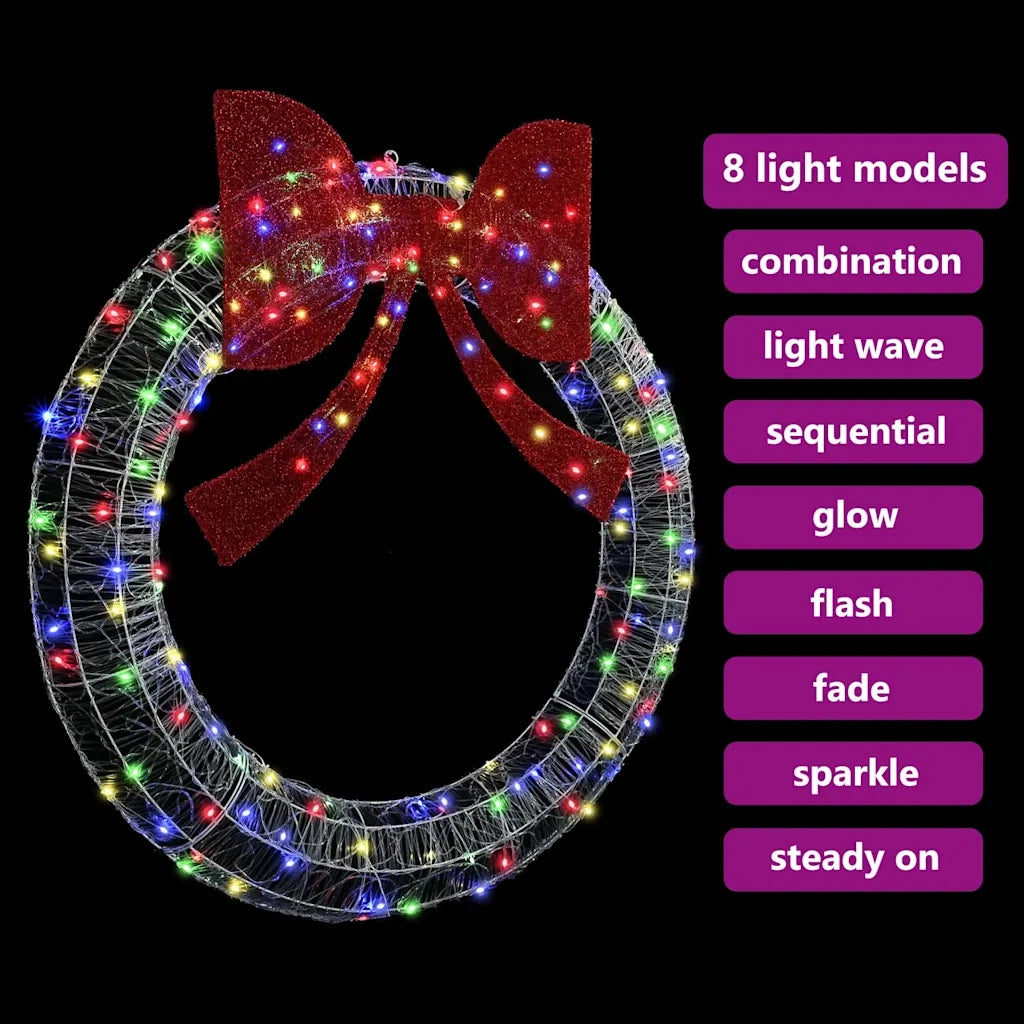Ghirlanda con 150 LED Multicolore 120 cm Acrilico