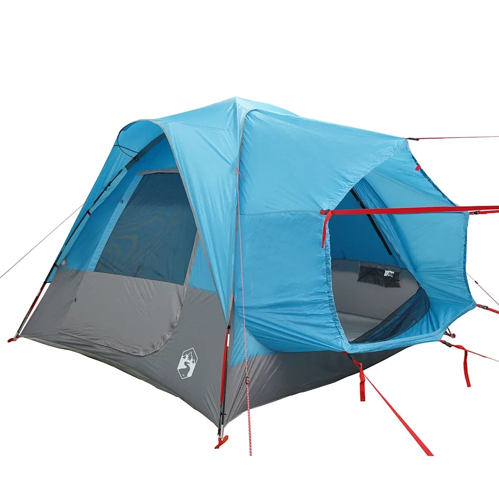 Tenda da Campeggio per Auto per 4 Persone-Tenda per Famiglie Blu Impermeabile