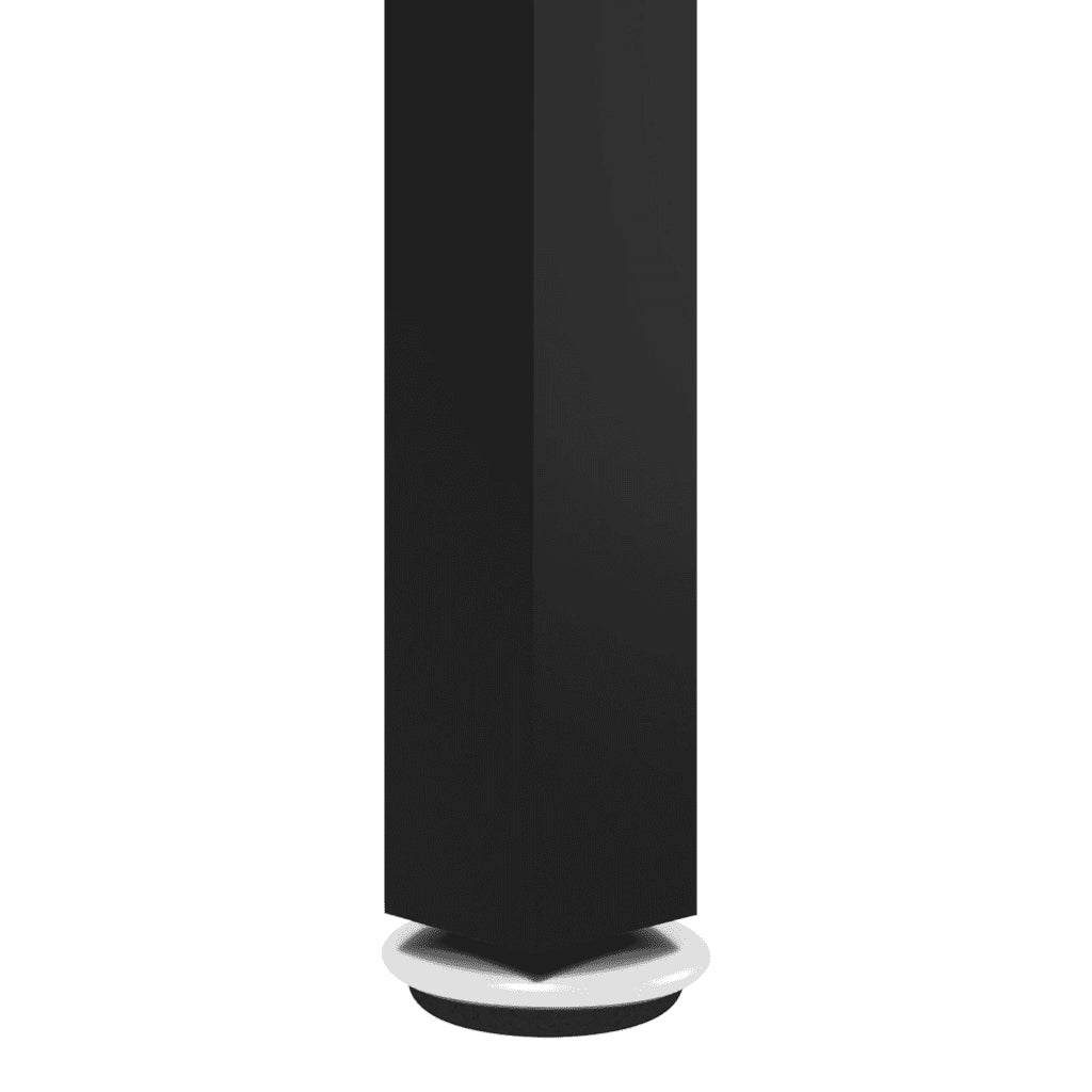 Tavolino da salotto | Tavolino da caff¨¨ | Tavolino da Soggiorno Nero e Marmo Nero 70 cm in Vetro Temperato