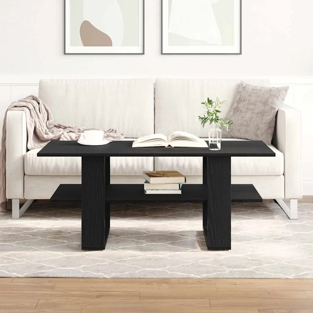 Tavolino da salotto Rovere Nero 102 x 55 x 42 cm 862432