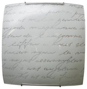 VERONICA LAMPADA PLAFONIERA DA SOFFITTO E27 2 LUCI 40CM