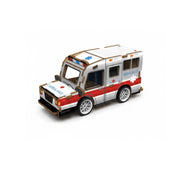 PUZZLE 3D AMBULANZA LEGNO 19PZ GIOCO COSTRUZIONI BAMBINI MEZZO SOCCORSO 32385