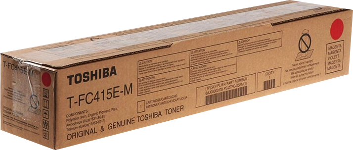 ORIGINAL Toshiba toner magenta T-FC415EM 6AJ00000178 ~33600 Seiten