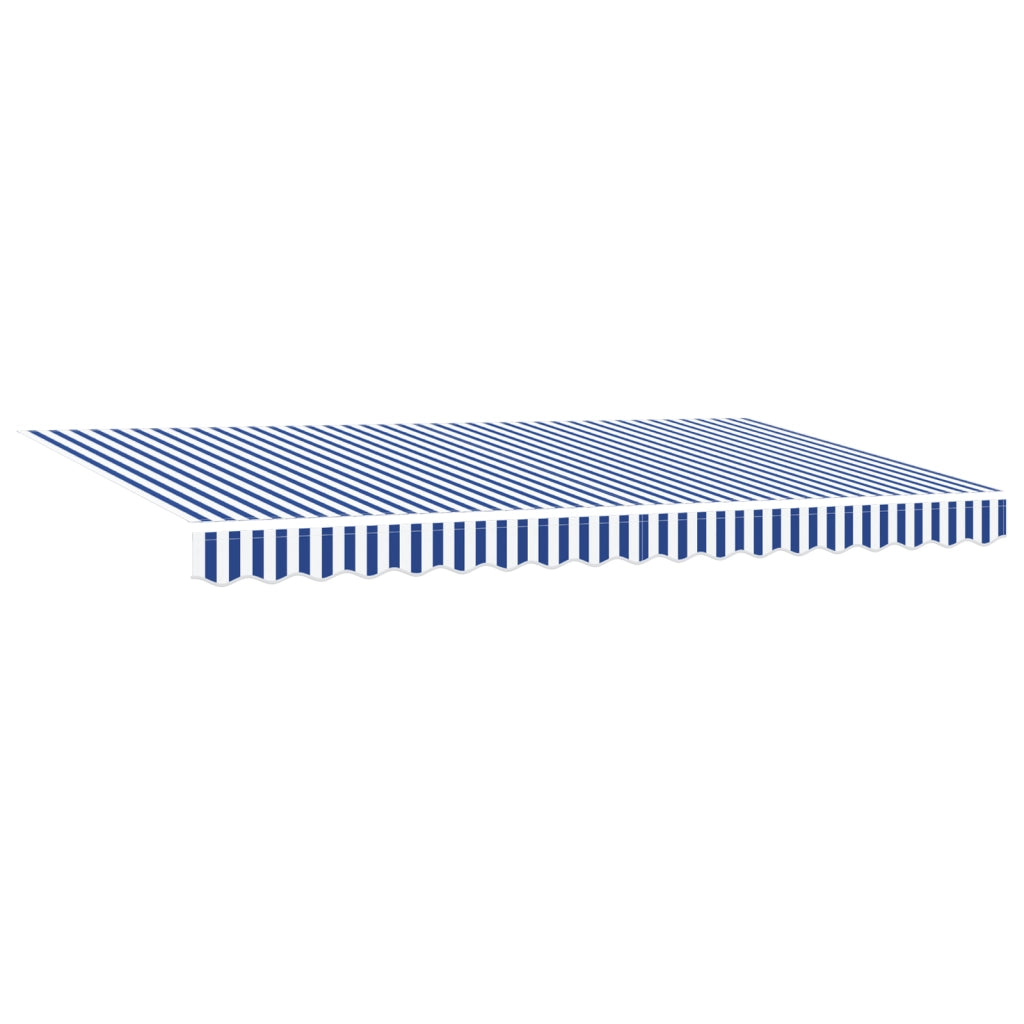Tessuto di ricambio per tenda per telaio 4x2 m Blu e Bianco