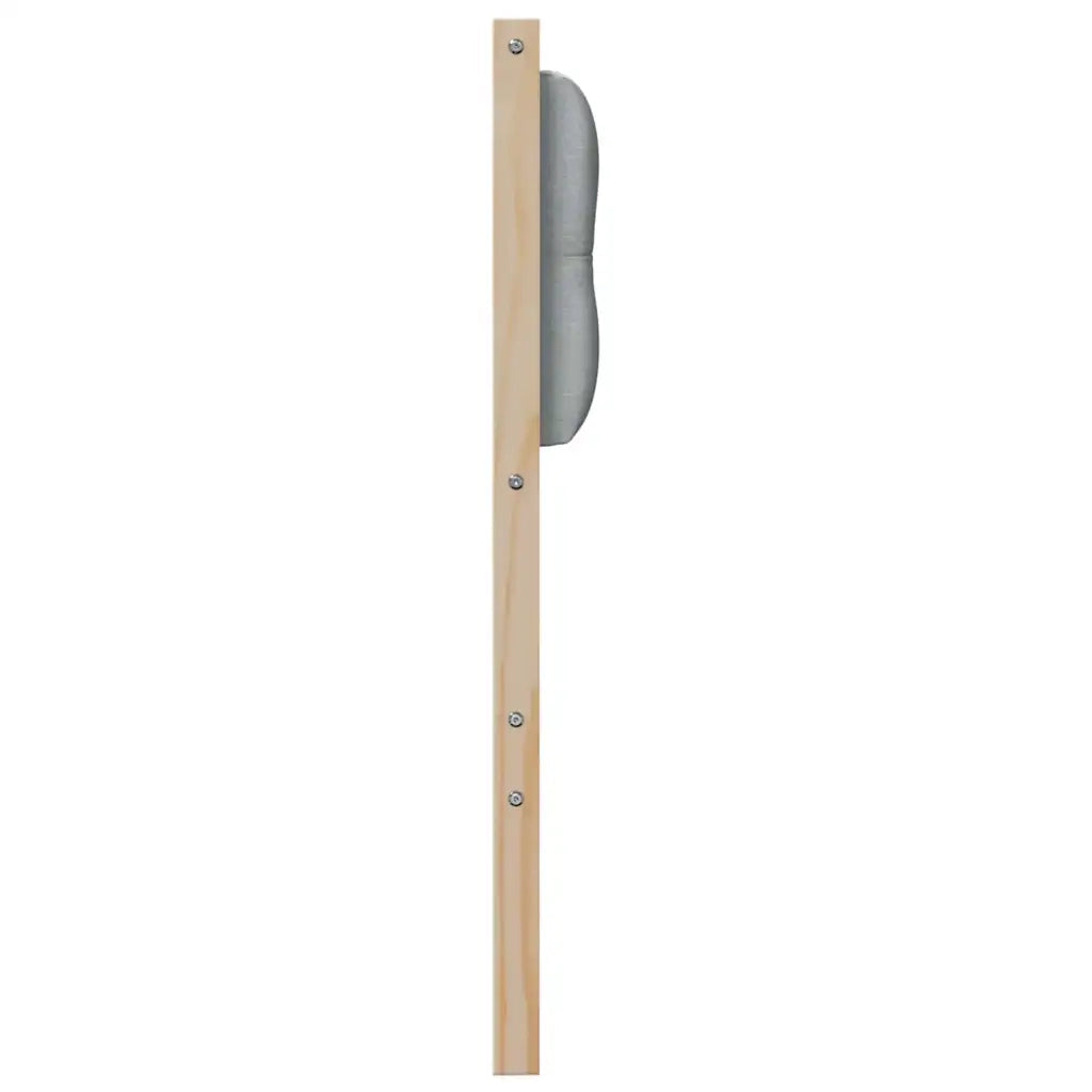 Testiera | Testata Marrone e grigio chiaro 160 cm Legno di pino massello