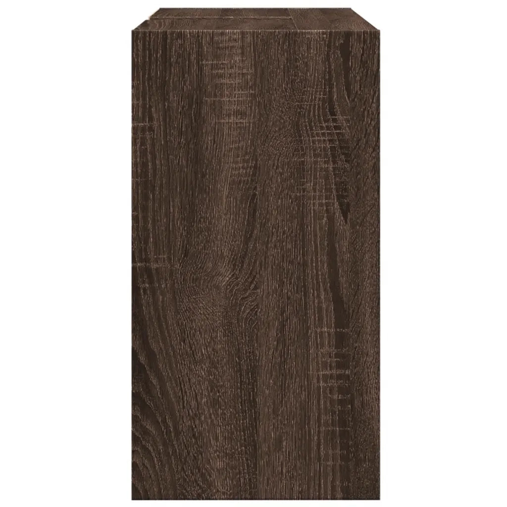 vidaXL Mobile Lavabo Rovere Fumo 63x29x55 cm in Truciolare