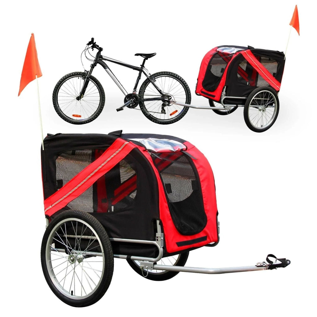 Rimorchio per bici per cani passeggino gancio carrello per il trasporto di cani 16_0002824