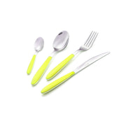 Servizio Set di Posate 24 pezzi in Acciaio Inox Eme Vero Giallo 82