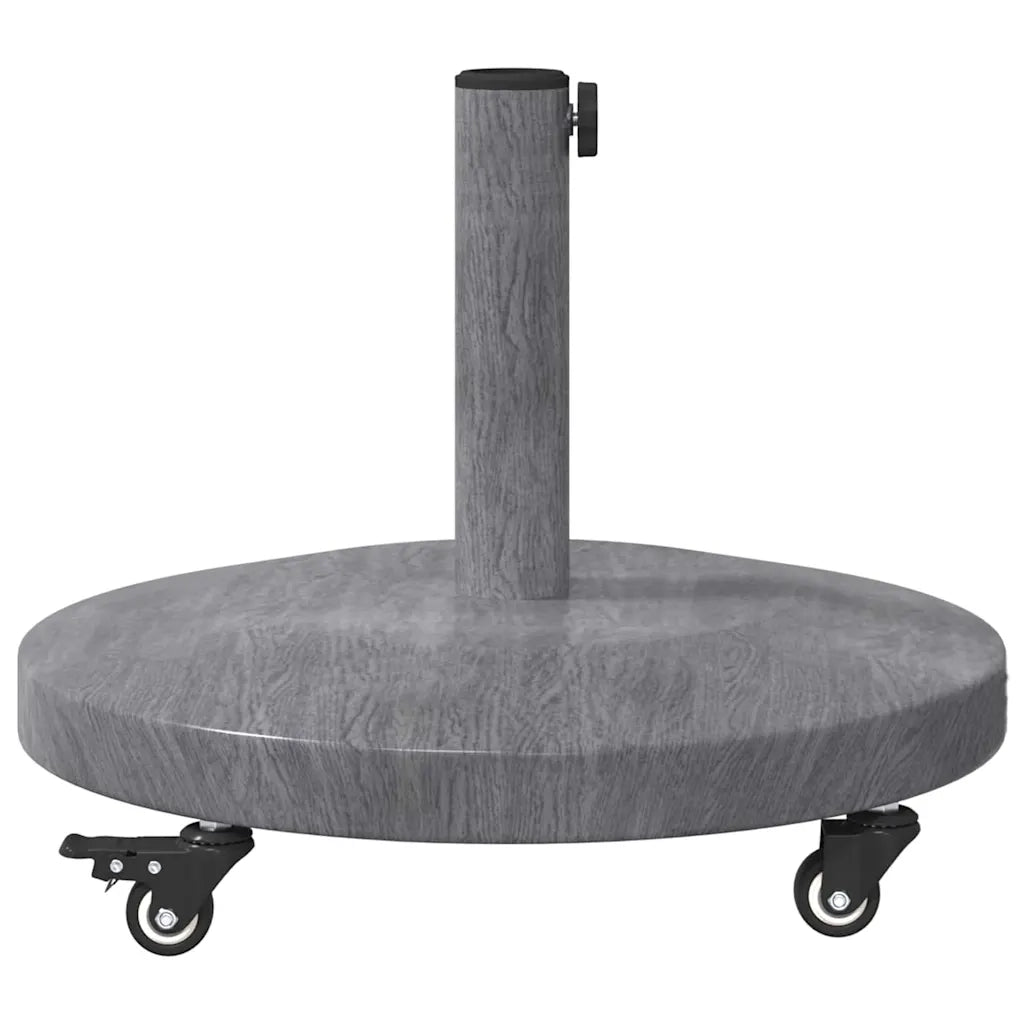 Base per ombrellone Aspetto Legno Grigio Scuro 48 x 48 x 32 cm CFW6465031