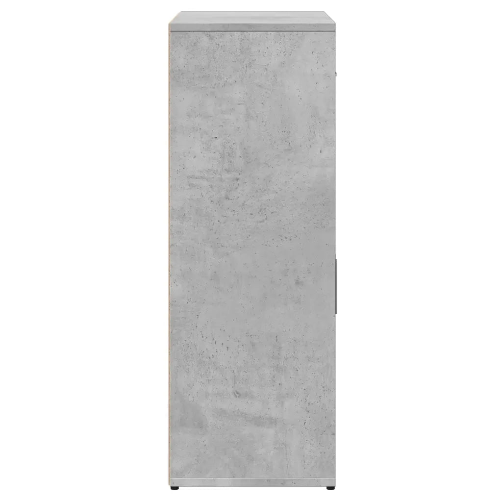 Credenze 2 pz | Madia | Buffet da pranzo | Armadio da pranzo Grigio Cemento 60x30x84 cm in Legno Multistrato