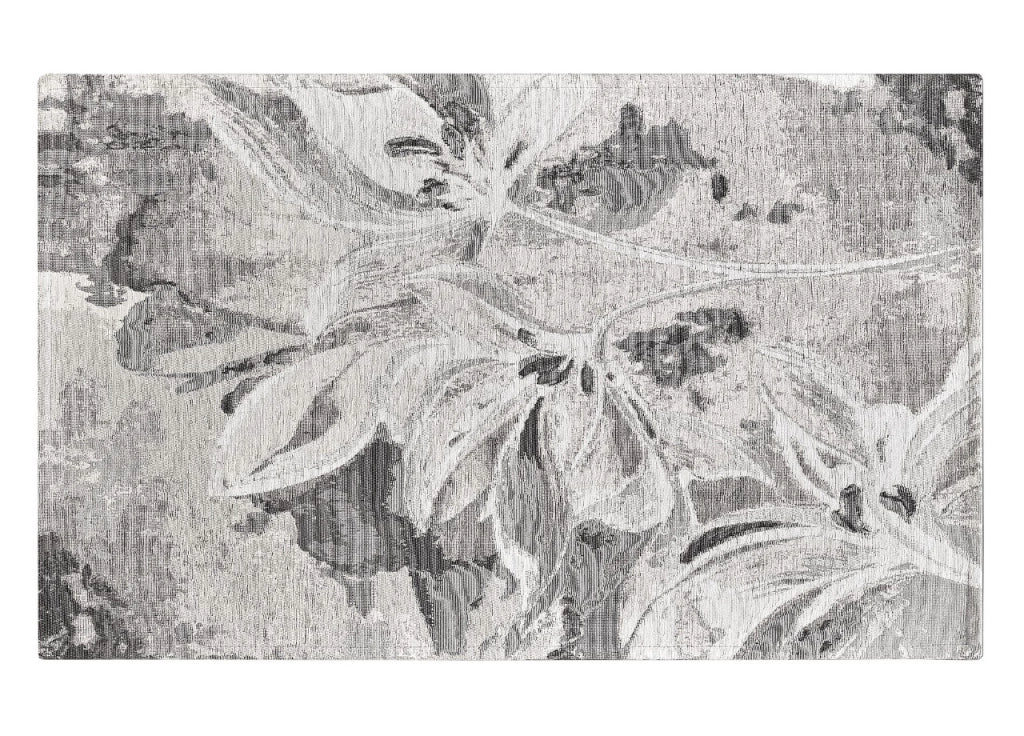Tappeto Arredo Salotto Antiscivolo Scendiletto Camera Dis.Vanilla  By Suardi - 65x110 - Grigio