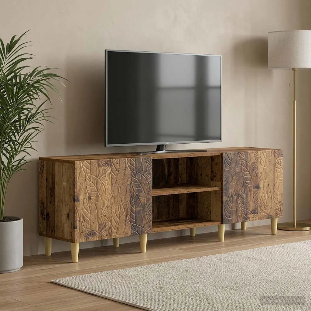Mobile TV 150 x 31 x 50 cm Legno antico Legno ingegnerizzato 895153