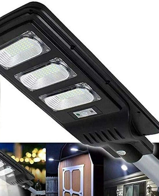 PROIETTORE STRADALE CON PANNELLO SOLARE 12 Watt - 1200Lm - 6000K