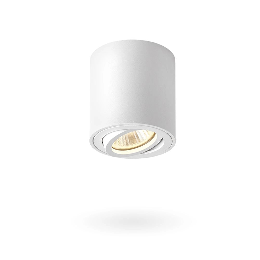 Videx Spotlight faretto soffitto tubo bianco orientabile GU10