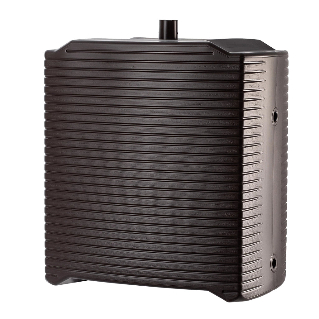 Serbatoio per acqua piovana KADAX 125L, barile modulare in plastica color moka