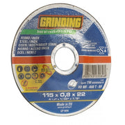 Mola Abrasiva Per Inox/Ferro ø 125 x 1,6 mm Grinding