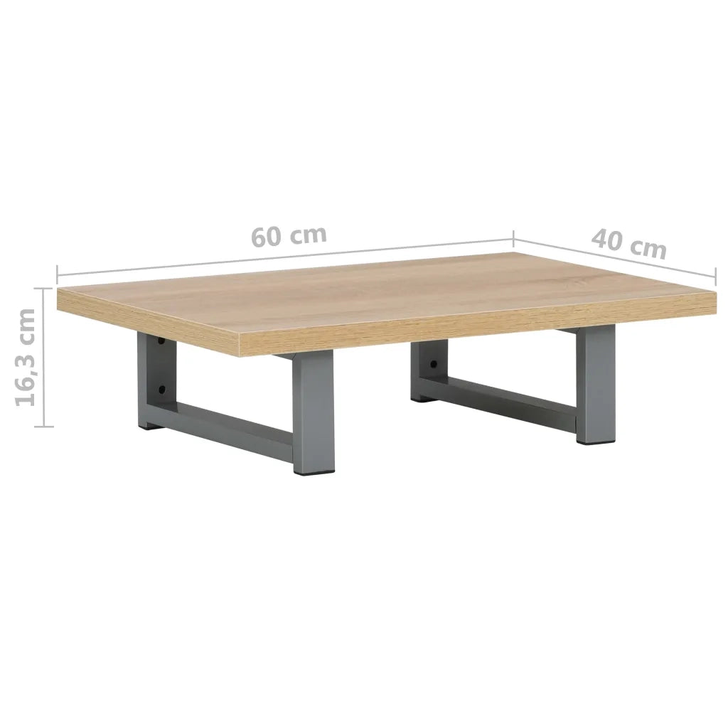 vidaXL Mobili da Bagno Rovere 60x40x16,3 cm