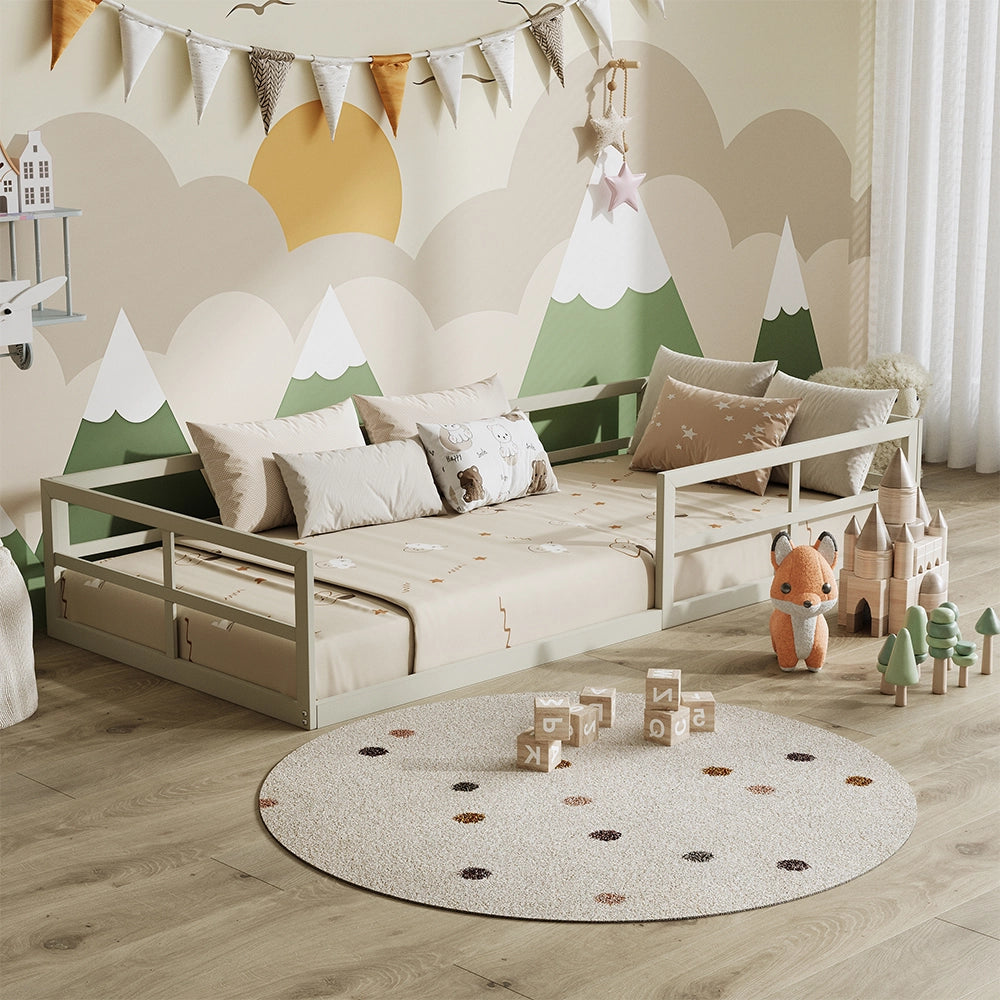 Vitalispa Letto per bambini Grigio 205 x 95 cm Senza materasso