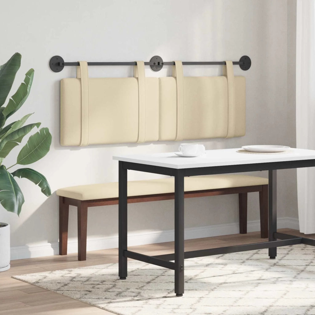 Testiera | Testata sospesa Crema Tessuto