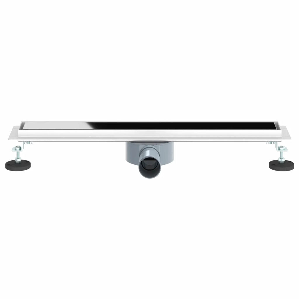 Scarico doccia con copertura in vetro e sifone a 360° 60 cm