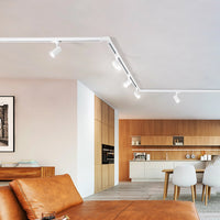 Faretto Binario Moderno Binario Alluminio Bianco Gu10