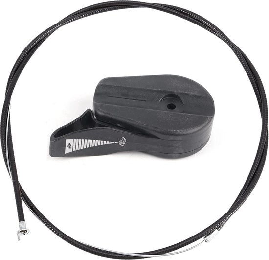 Kit di Cavi a Gas Universali da 65'' - Interruttore di Cavi a Gas a Controllo - Kit di Ricambio per Motoseghe - Rosso e Nero.