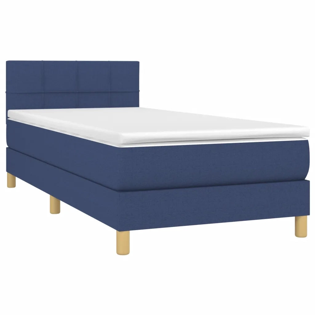 Giroletto a Molle con Materasso Blu 80x200 cm inTessuto 3140575