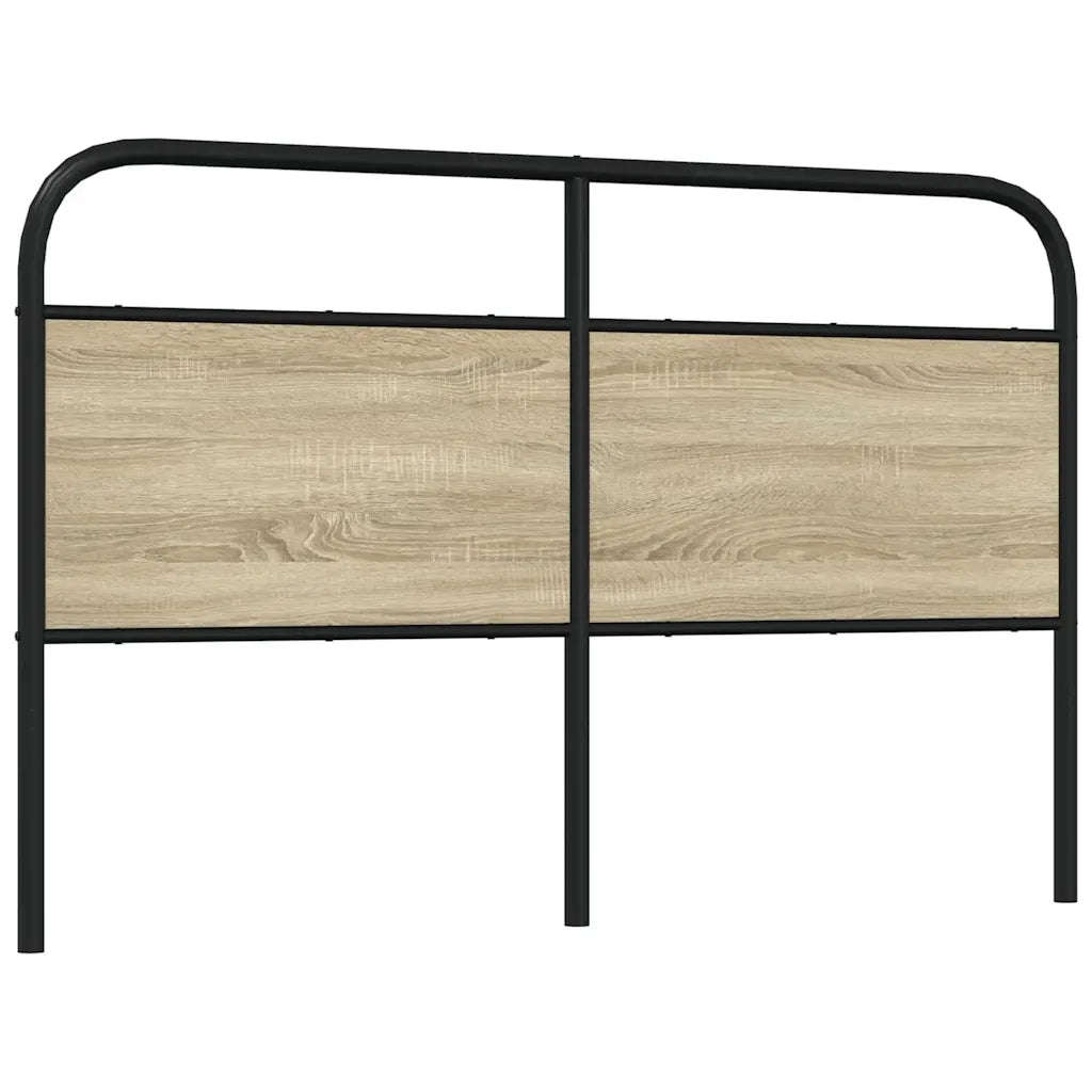 Testiera di Ricambio Rovere Sonoma 160 cm in Acciaio e Legno Multistrato 4100293