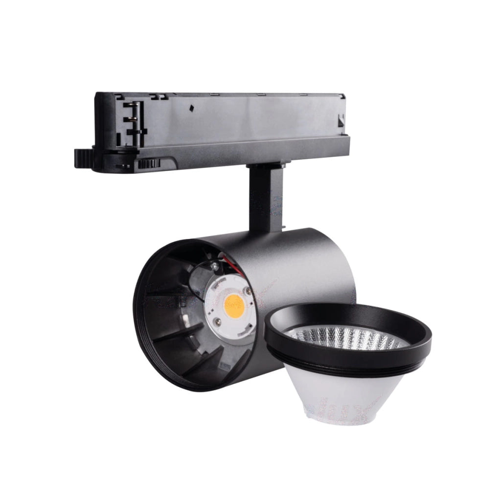 Faretto su binario Kanlux ACORD 30W 4000K 3000lm nero