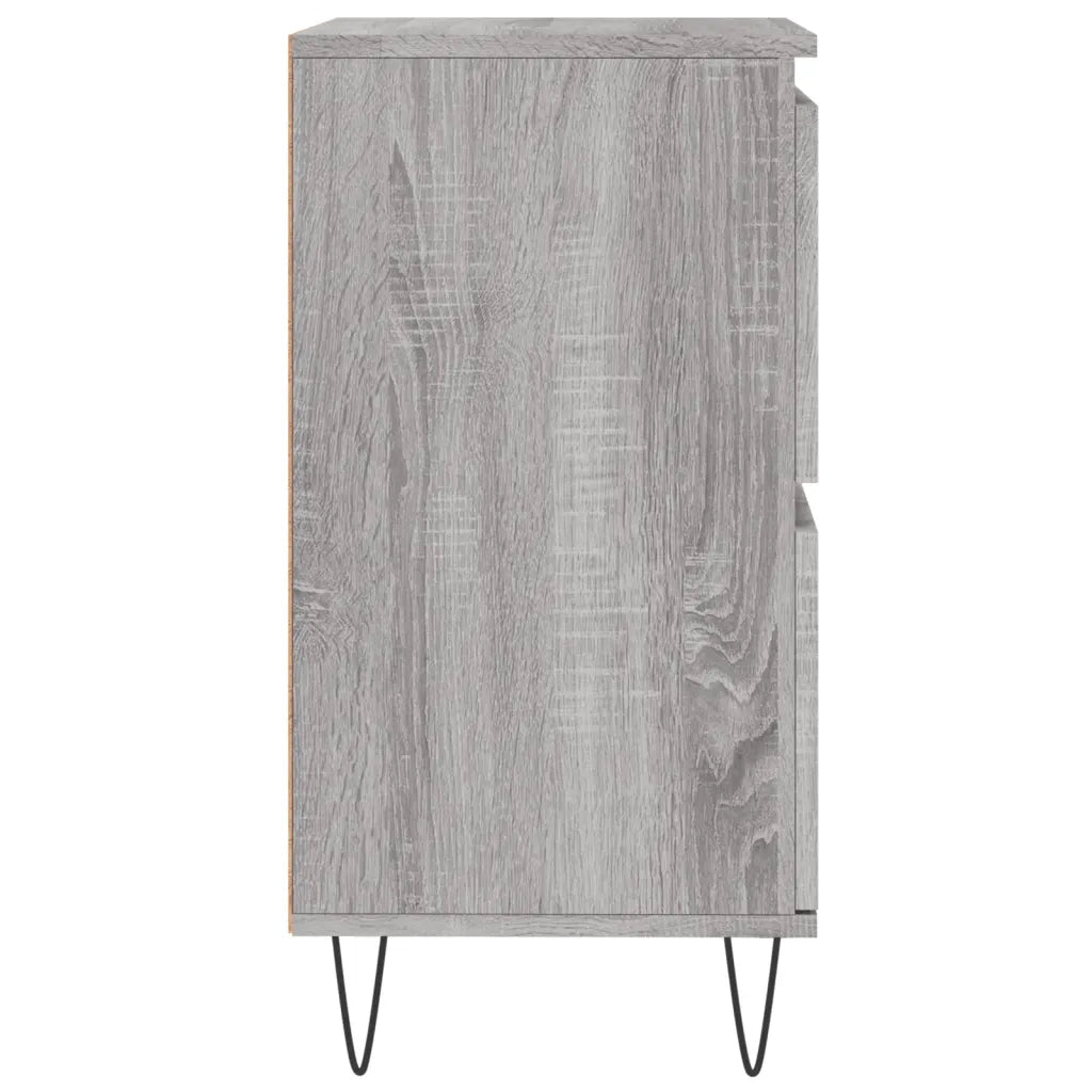 Credenze 2 pz | Madia | Buffet da pranzo | Armadio da pranzo Grigio Sonoma in Legno Multistrato