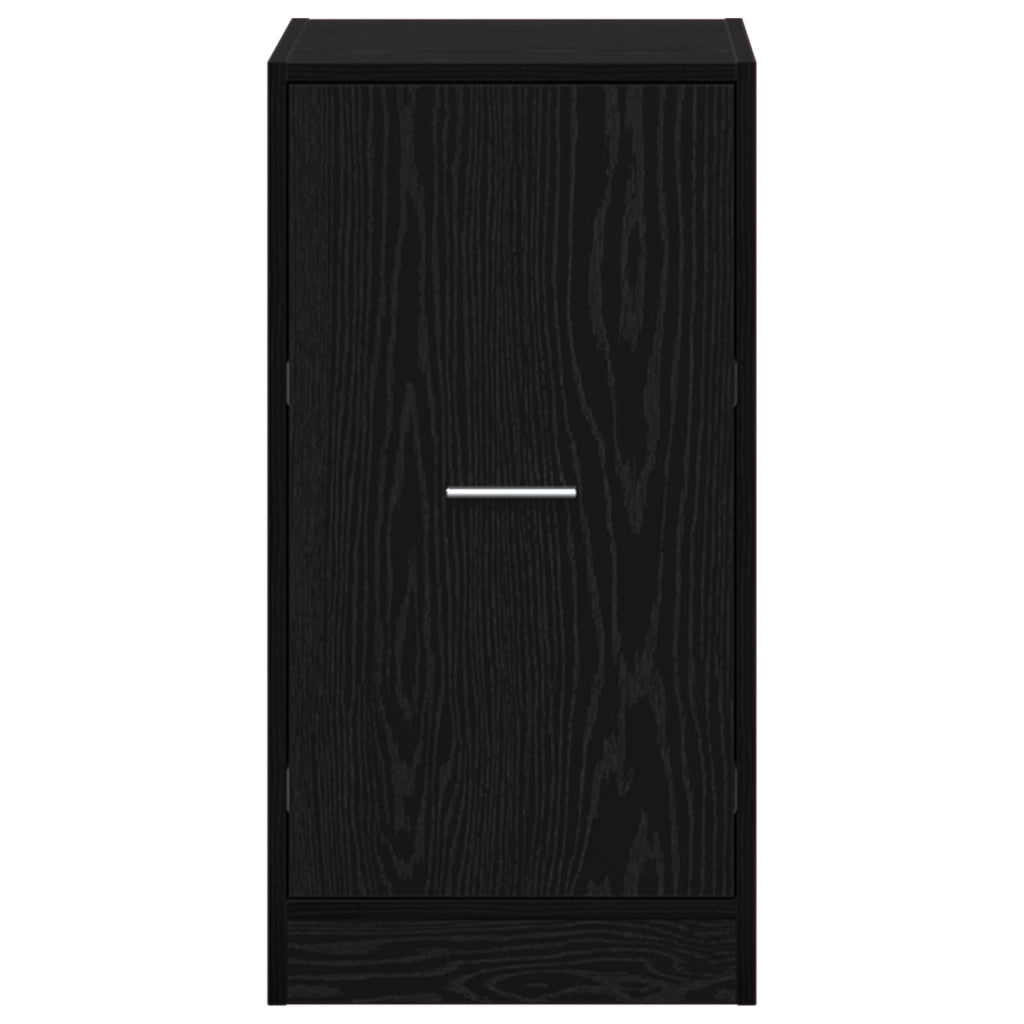 Armadio da farmacia in rovere nero 40x41x77,5 cm in legno ingegnerizzato